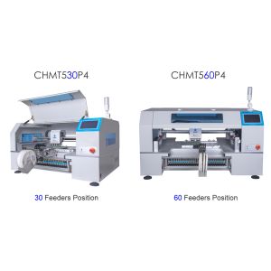 2 Types Charmhigh 4 Heads Feeder Pick And Place Machine CHMT530P4 + CHMT560P4