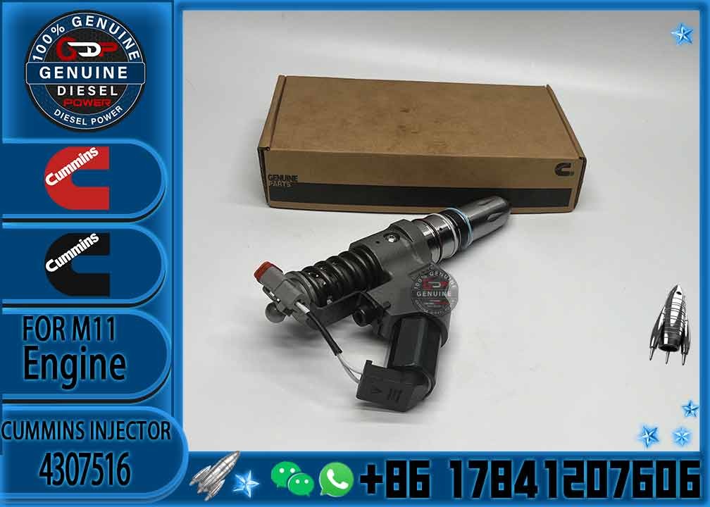 Factory OEM quality Brand New Diesel Common Rail Fuel Injector Assembly 4307516 3087560 4384360 for C ummins N14 engine