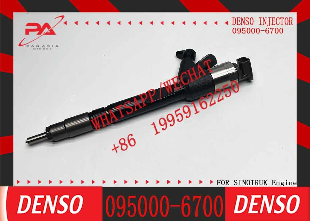 Diesel Common Rail Fuel Injector 095000-6700 095000-6701 9709500-670 0950006700 0950006701 for HOWO VG1540080017A R61540
