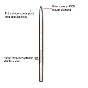 SS304 shank Diamond Engraving Bit For Making Rainbow Lines