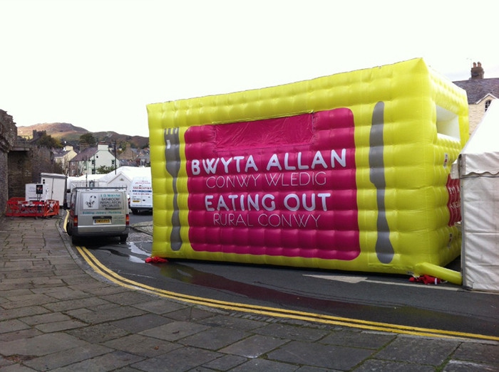 Colorful Mini Inflatable Advertising Tent With High Temperature Resistance