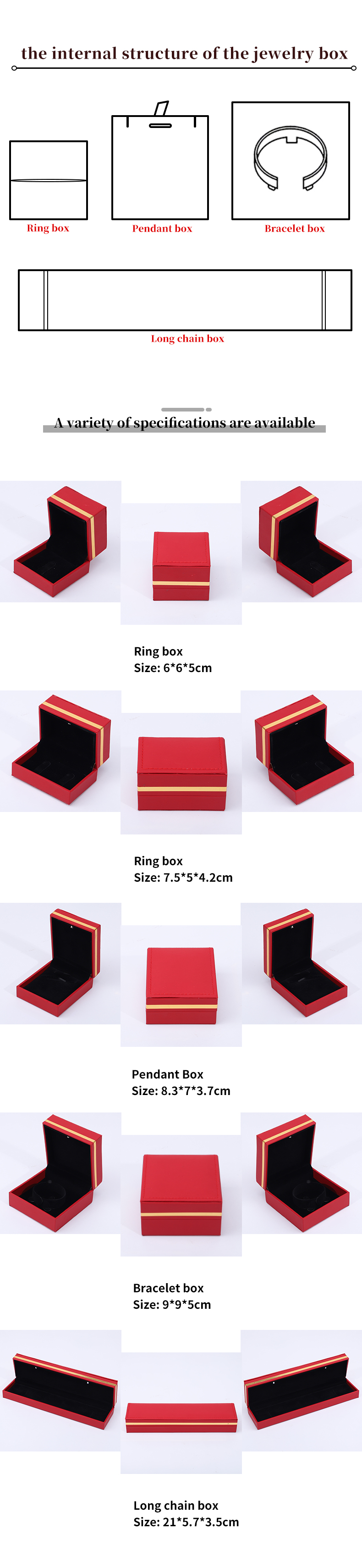 Newest Style Han Hong Bracelet Light Deluxe with Gray Earrings and Red Jewelry Box