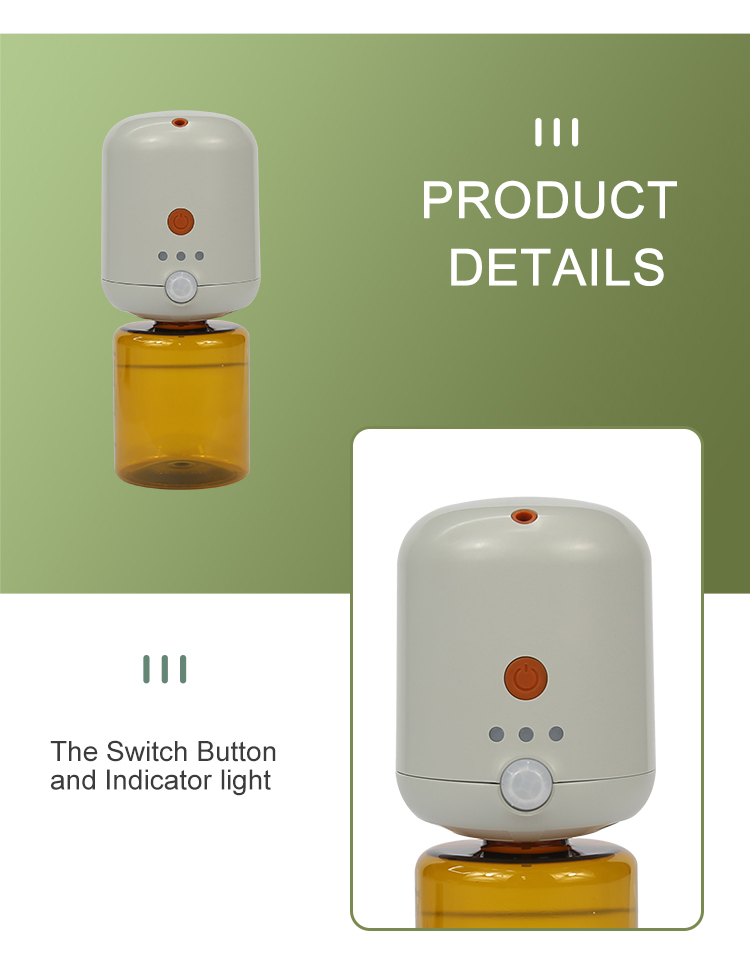 HOMEFISH 130ml Essential Oil Waterless Aroma Diffuser For Office DC 110-240V