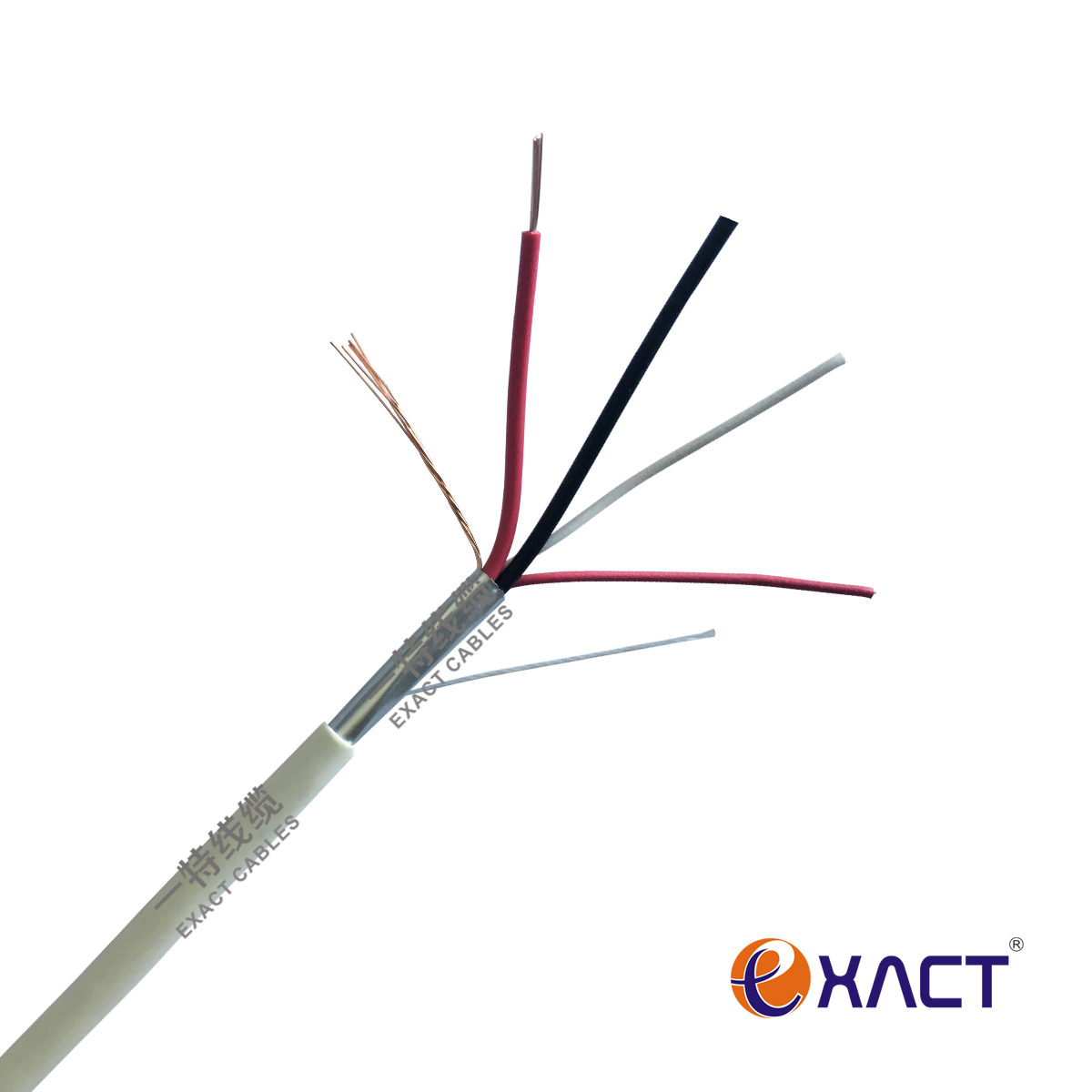 PVC Insulated 6 Cores X0.22mm2 Unshielded CPR Communication Cable for Alarm System