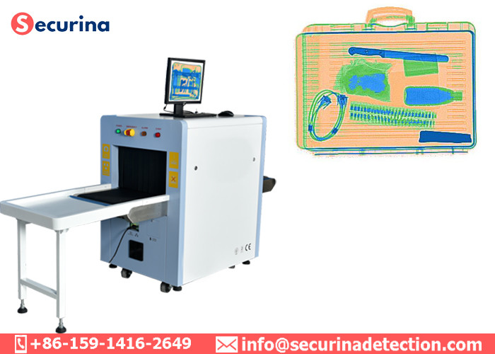 Single Energy Security X Ray Baggage Scanner Machine 0.22m/S For Parcel Inspection