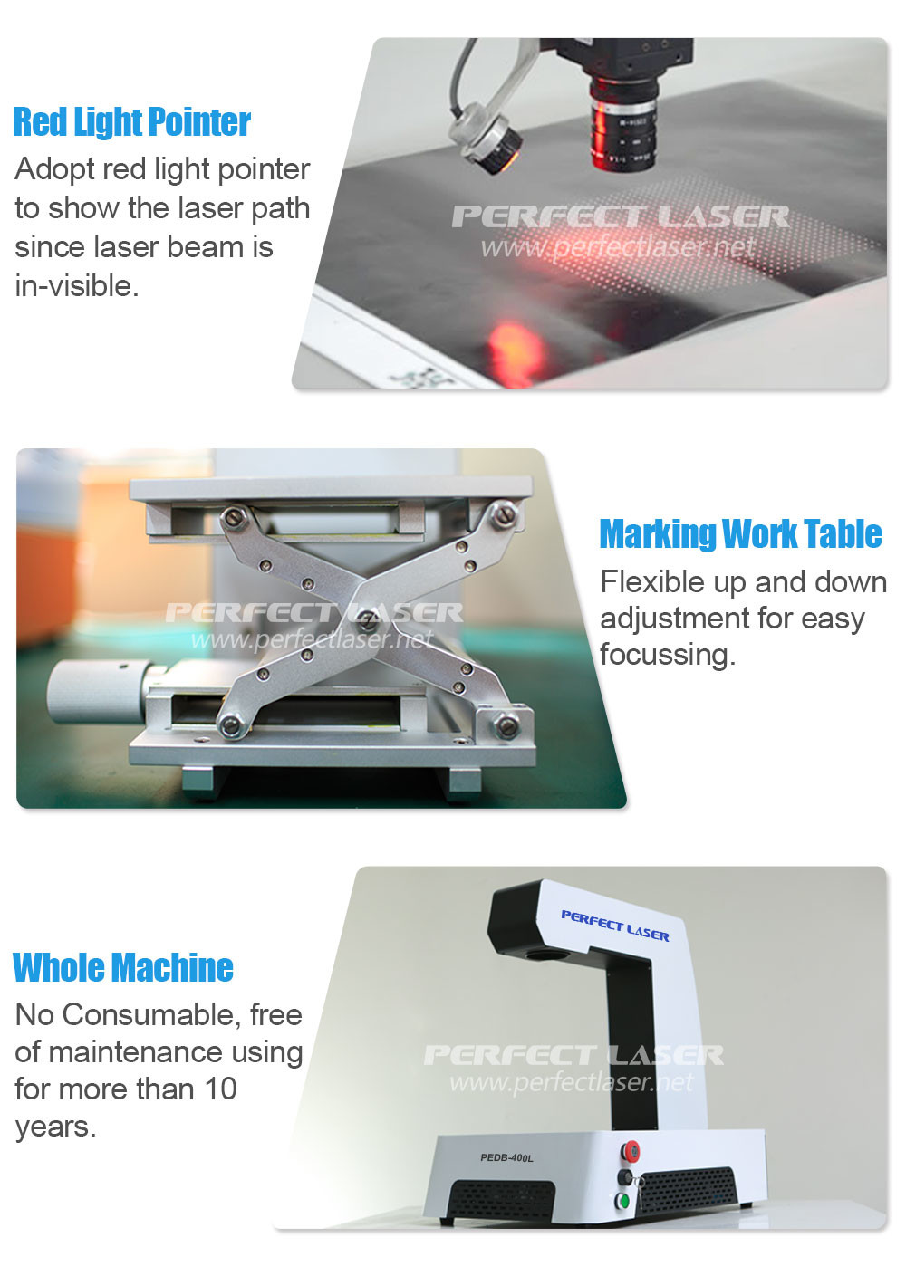 Air Cooling High Accuracy Fiber Laser Marking Machine For Automobile Parts / Laser Coding Equipment