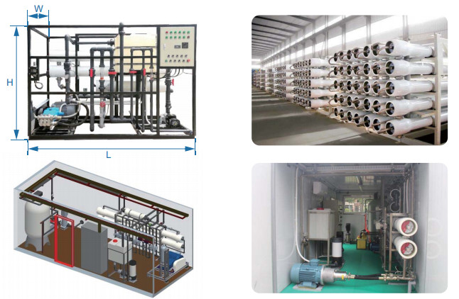 Fully Automatic Water Yield 30m3/D AC380V RO System Seawater Treatment Equipment
