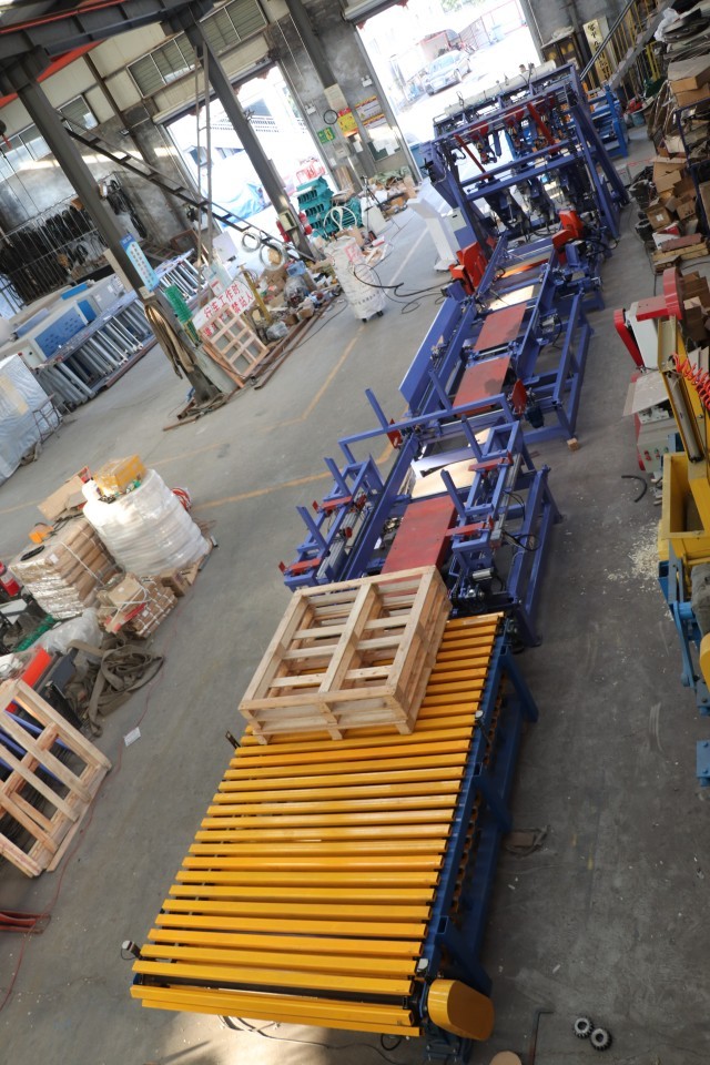 Automatic Wood Pallet Block Nailing Machine Pallet Legs Nailing Machine
