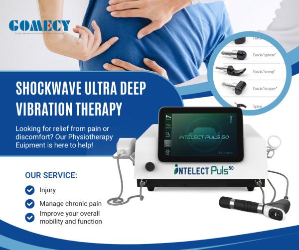 Professional 2 in 1 Pneumatic Ultrasound Shock Wave Therapy Machine for Pain
