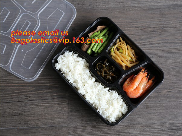 Meal Prep Containers Free Sample Bento Lunch Box Biodegradable Food Container Plastic Wheat Straw Lunch Box bagplastics