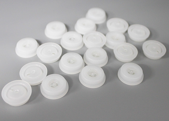 Moistureproof Small Plastic One Way Valve For Food And Snack Bag 5.7mm Height