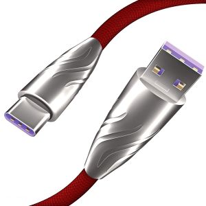  6.6Ft/2.0m 5A USB A to USB-C Fast Charging Data Cable Compatible with Huawei P20 P30 Mate 20 Lite Pro LG and More Manufactures