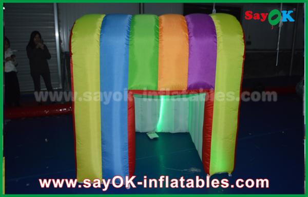 Inflatable Party Tent Rainbow Colorful Colors Inflatable Photo Booth Props
