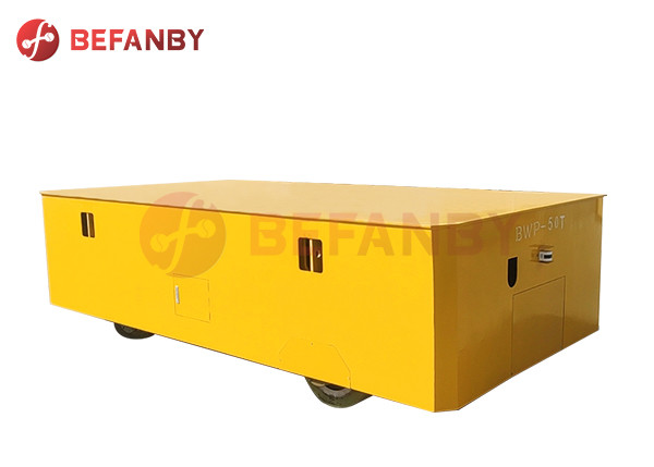 50 Ton Steerable Transfer Conveyor Trolley Automated Factory