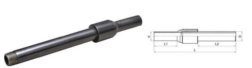 PE Straight Threaded Steel Transition Steel To PE Transition Fittings