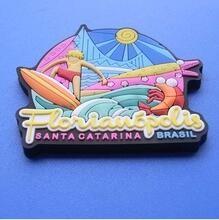 Cool 3d Sea Theme Soft PVC Fridge Magnet As For Santa Catarina Promotion