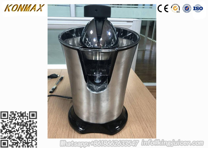 Compact 85W Electric Orange Juicer With Soft Grip Handle And Anti - Drip