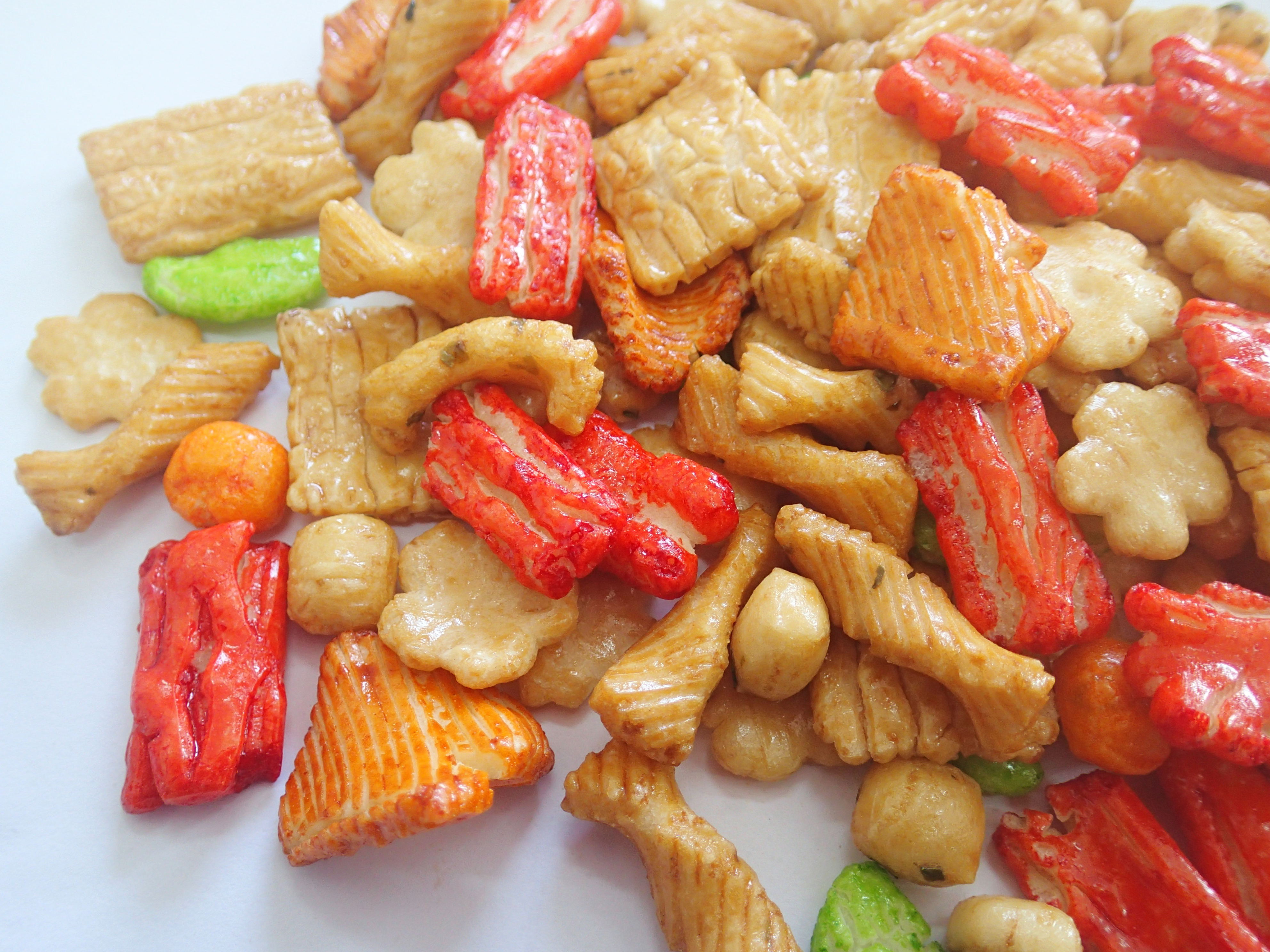 7.5kg Japanese Soy Sauce Rice Crackers Low Sugar Malto Dextrin