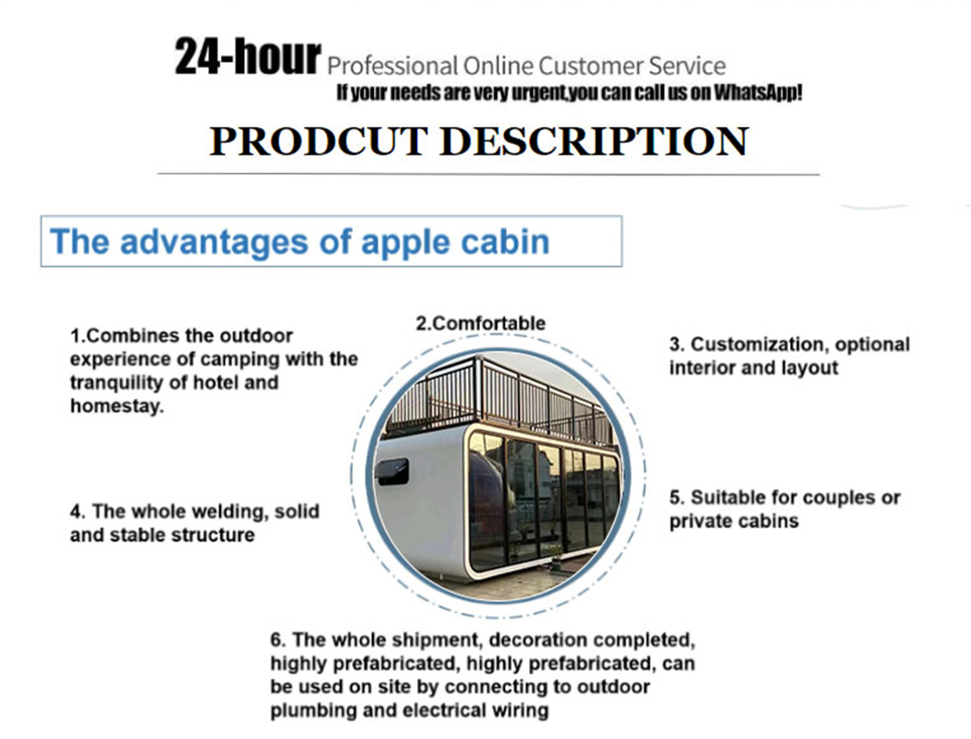 End Mobile Hangfa Apple Warehouse Contemporary Design Style Soundproof Luxury Cabin