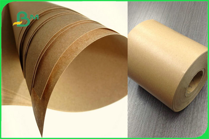 Food Packaging One Side Coated PE Brown Kraft Paper in Roll FSC FDA Certified