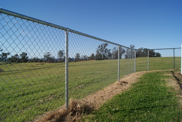 Diamond Wire Mesh 1.8m Steel Chain Link Fencing With Galvanized