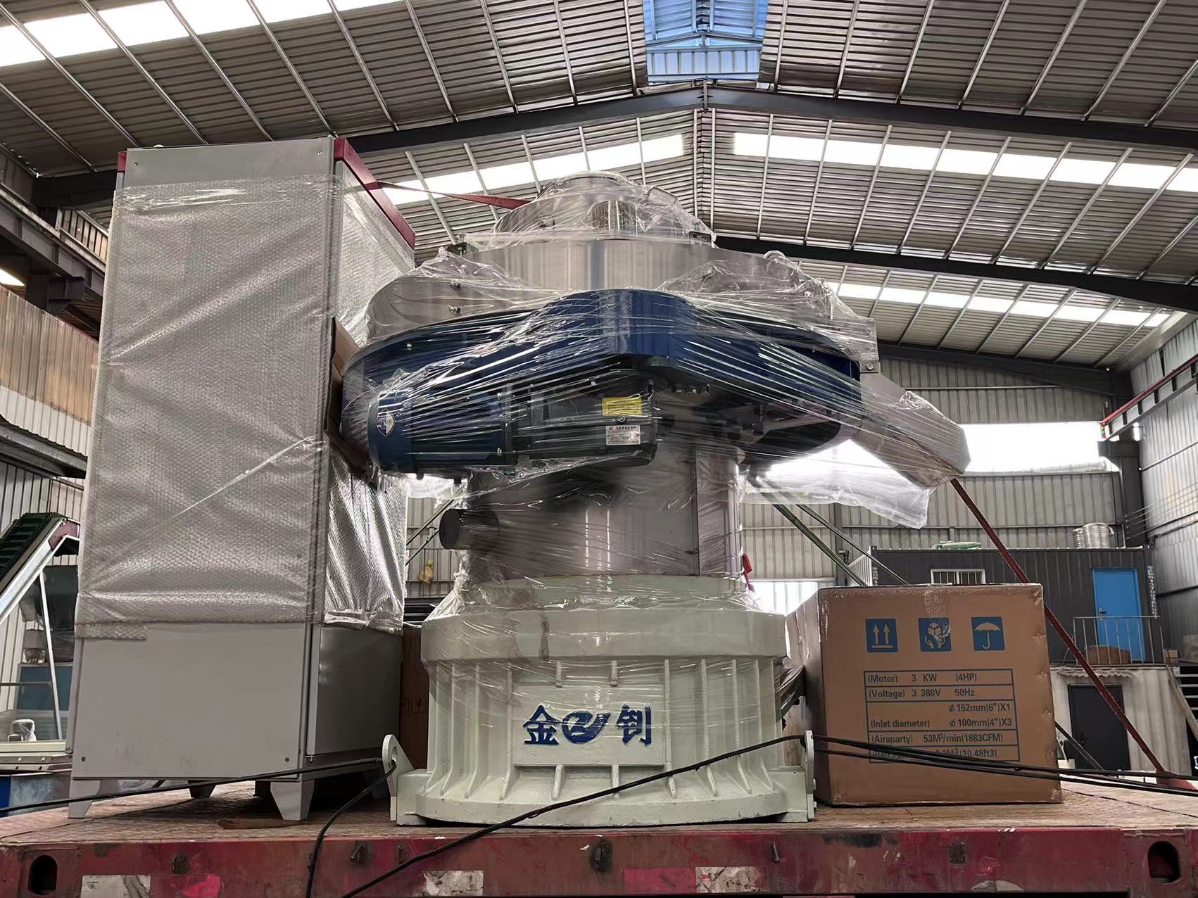 Auto Lubrication System Wood Pellet Line 380v Voltage For Wood Pellet Machine Products