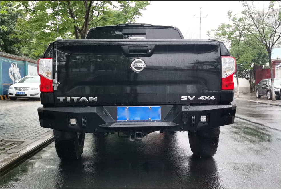 210*66*75CM Steel Rear Bumper Designed to Withstand Any Challenge for Nissan Titan