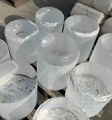 Transparent Uv Quartz Glass Plate Fireplace Window 99.99% Material