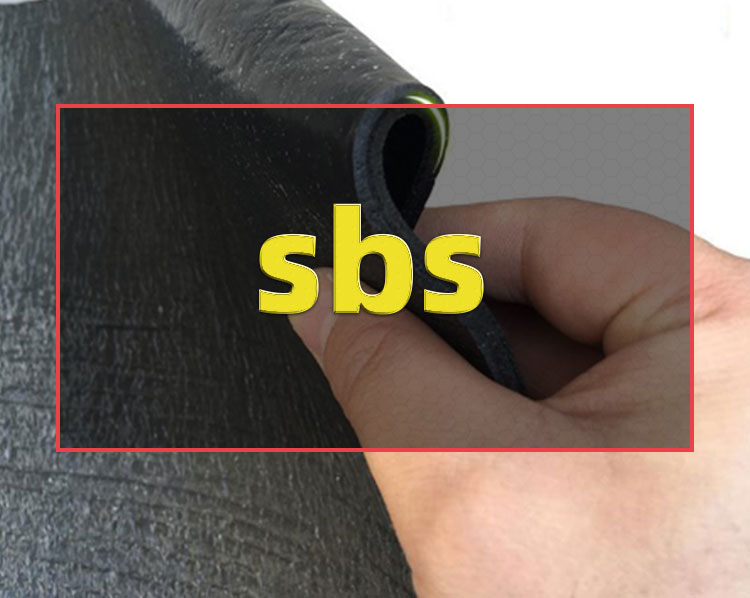 SBS Waterproofing Membrane 1m Width For Fire Baked Hot Melt 3mm 4mm