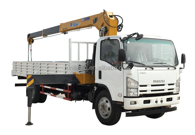 Cheaper Price 5 Tons Crane Mounted Truck ISUZU Cargo Truck for Sales