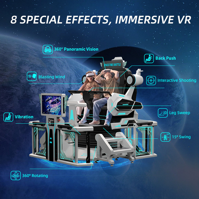 Vr Arcade Game Machine 360 Degree Rotating 9d Vr Cinema