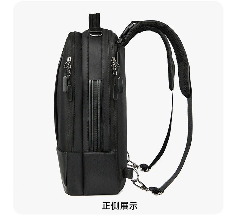 Custom wholesale travel mochilas crossbody USB laptop backpack unisex waterproof 15.6'' convertible backpack shoulder ba