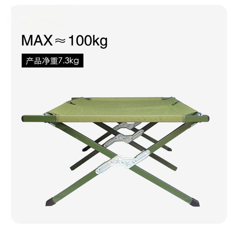 Outdoor Camping Tactical Accessories Single Person Military Style Camp Bed Military Green