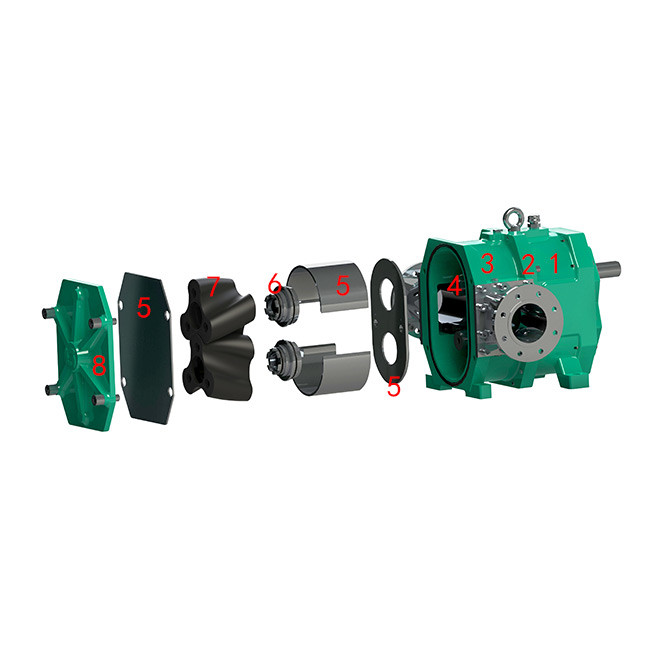 Self Priming Salt Water Lobe Pump Anticorrosive Abrasion Resistant