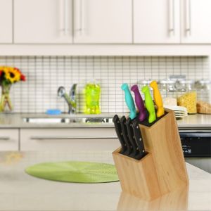 customized bamboo knife block with high quality and wholesale price