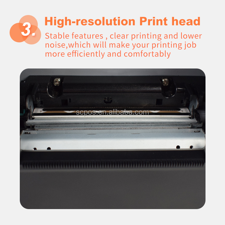 Kitchen Restaurant POS Systems Printer with Android Interface and Hanging Holes Printing