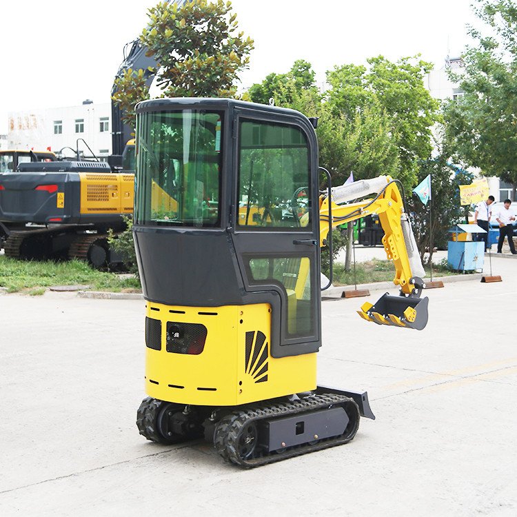 Farmland 1.5t Mini Digger Digging Equipment Garden Crawler Mounted Hydraulic Small Excavator