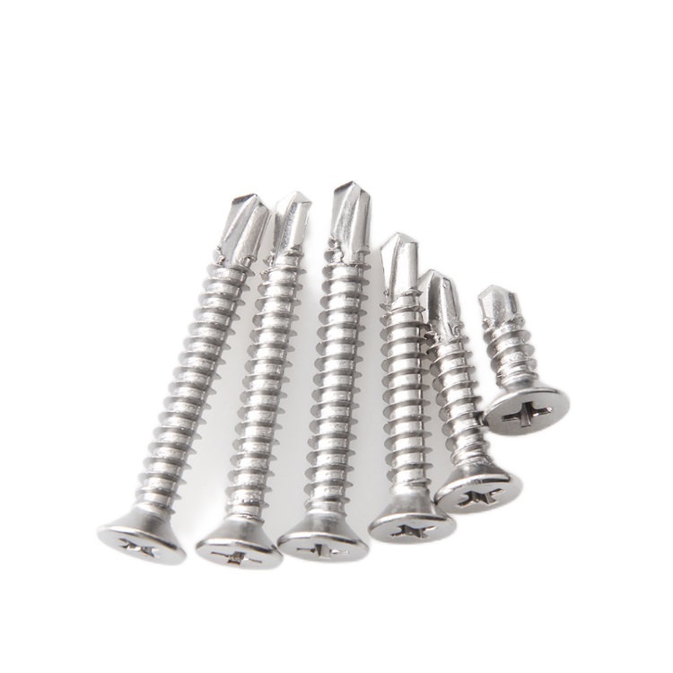 ISO9001 2015 Certified Stainless Steel Self Drilling Screws with Phillips Csk Head
