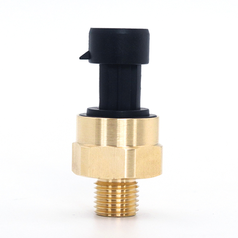 0.5-4.5VDC Electronic Brass Water Pressure Sensor For Liquid Gas