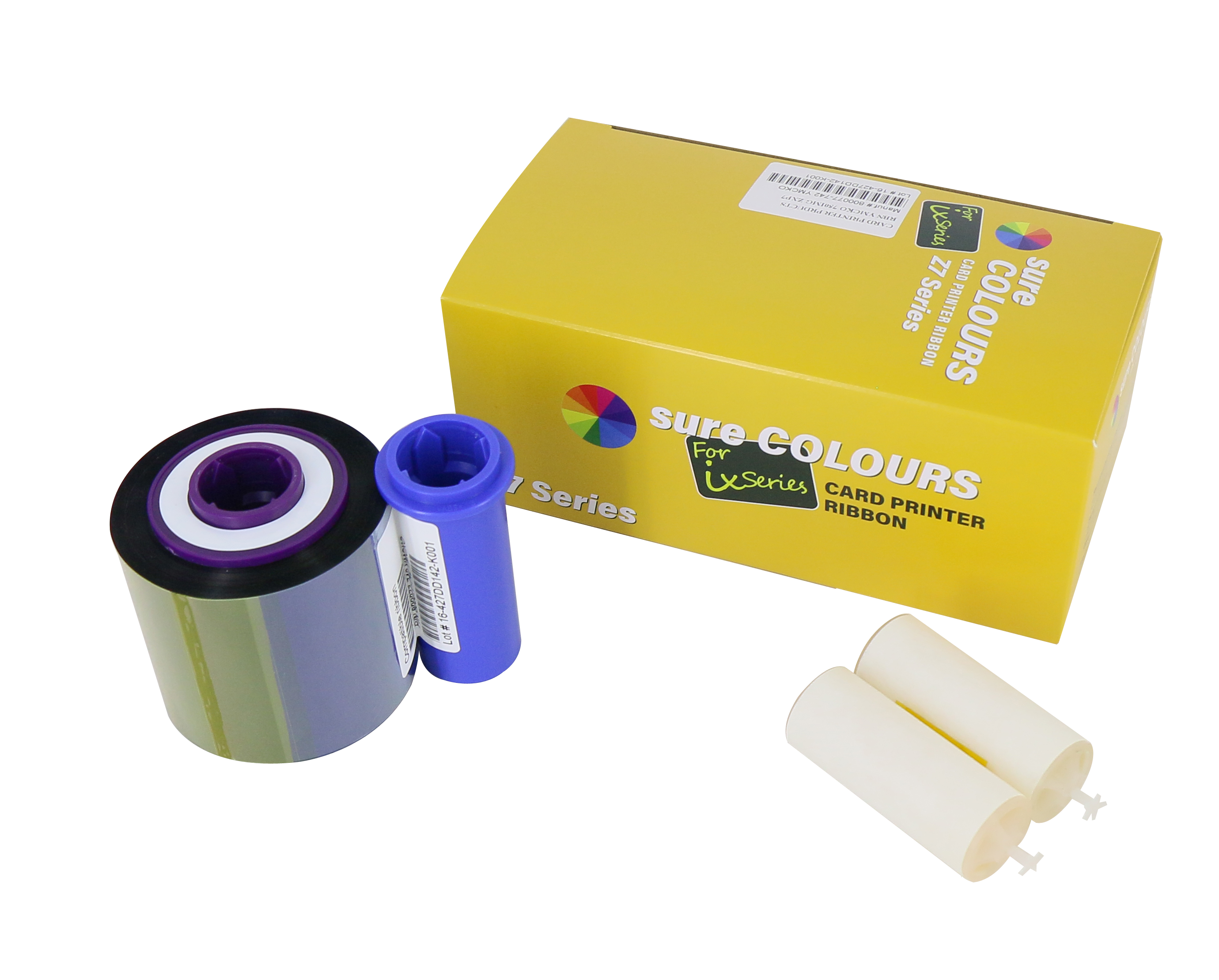 800077-742 Zebra YMCKO Ribbon 750 Images for ZXP 7 Series Printer Black Print Speed 1