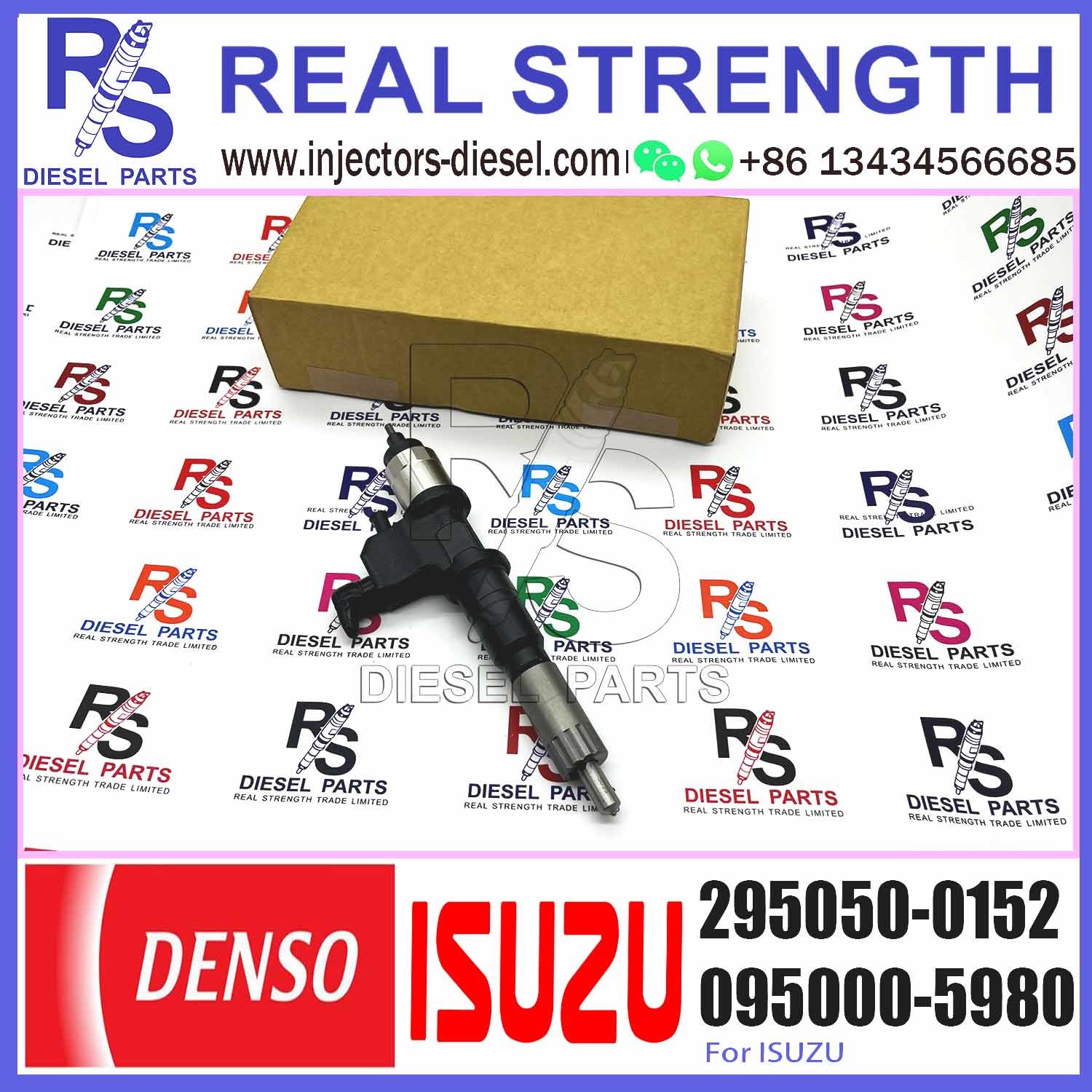 High Quality 295050-0152 Diesel Fuel Injector Nozzles Common Rail Fuel Injector 295050-0152