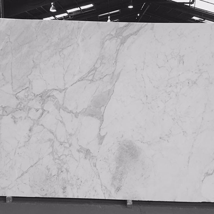 High Level Italy White Marble Stone , Large Marble Slab Countertops