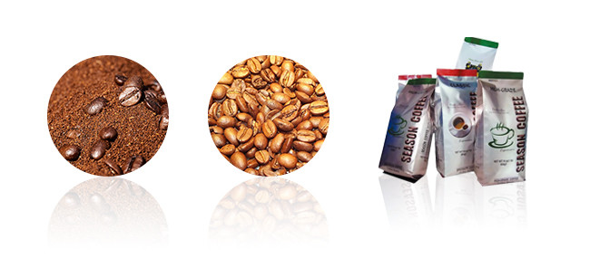 80bpm Vertical Form Fill Seal Packaging Machine For Coffee