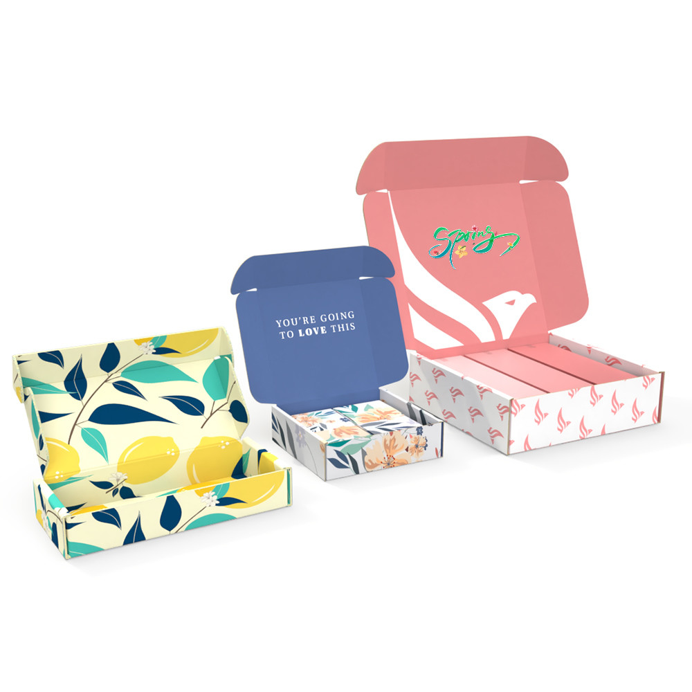 Flexible Rectangle Paper Necklace Shipping Boxes 25x15x4cm