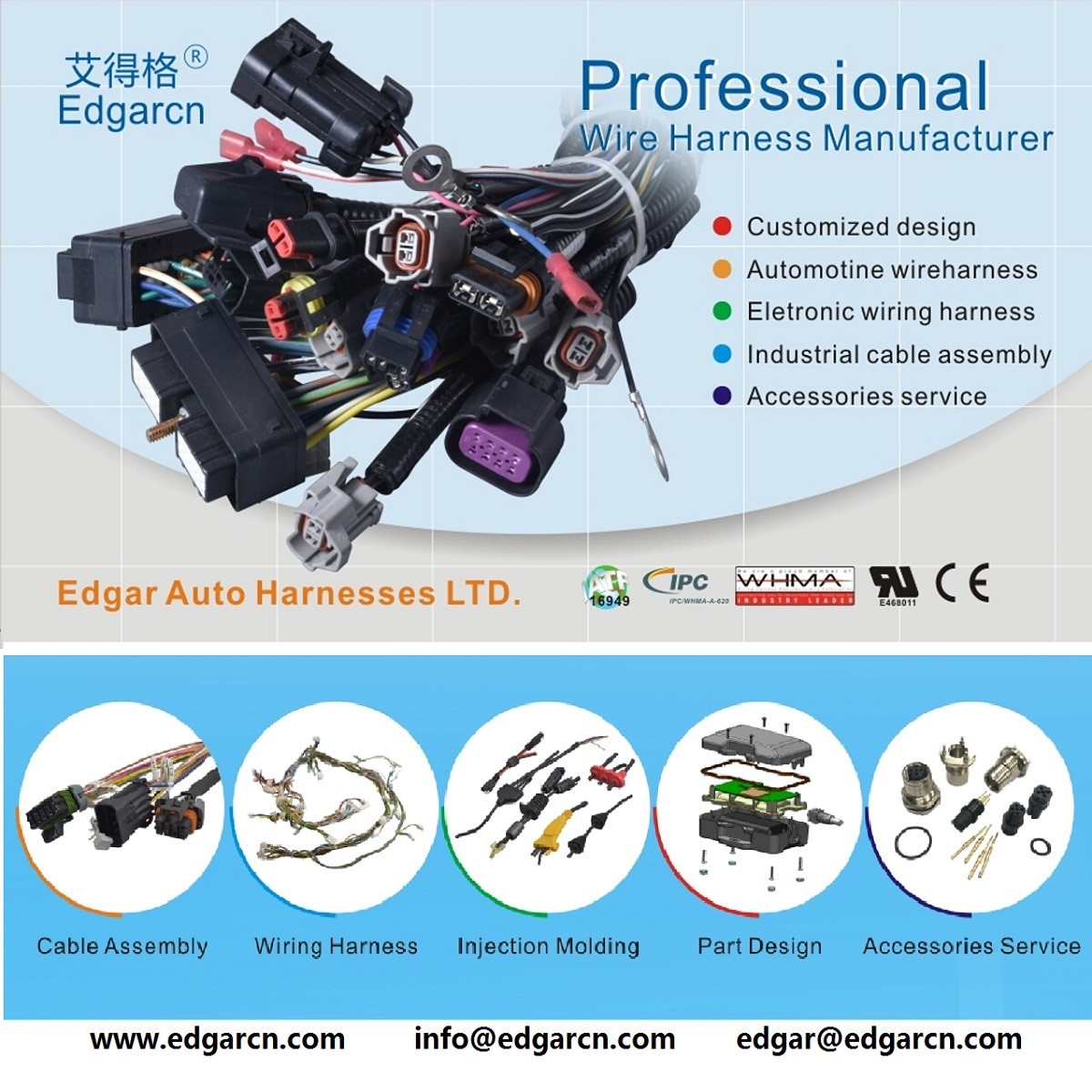 Carrier Air Conditioner Compressor Molded Compressor Plug Harness Manufacturers ​