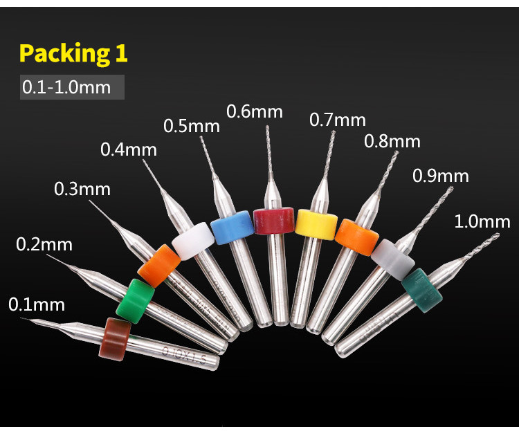 PCB FPC Tungsten Circuit Board Drill Bits 0.15mm 0.25mm 0.30mm​
