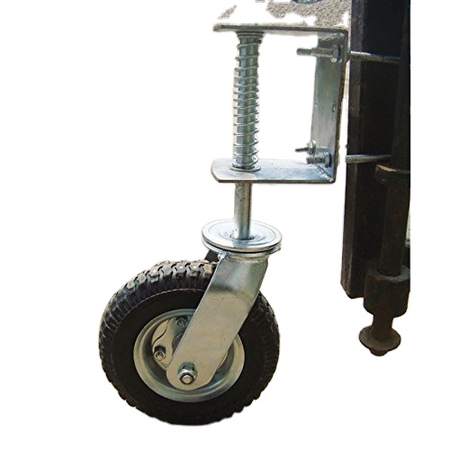 Heavy Duty Metal Sliding Spring Gate Wheel for Outdoor Garden and Security Fence Gate