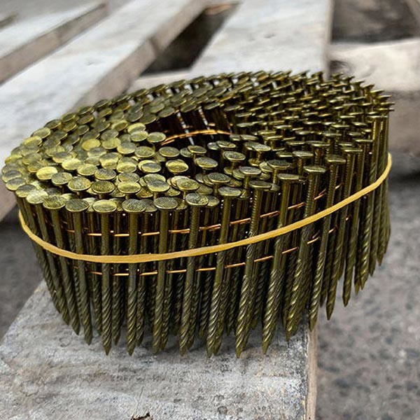 2 Inch X 0.090 Inch 15 Degree Galvanized Wood Pallet Coil Nail