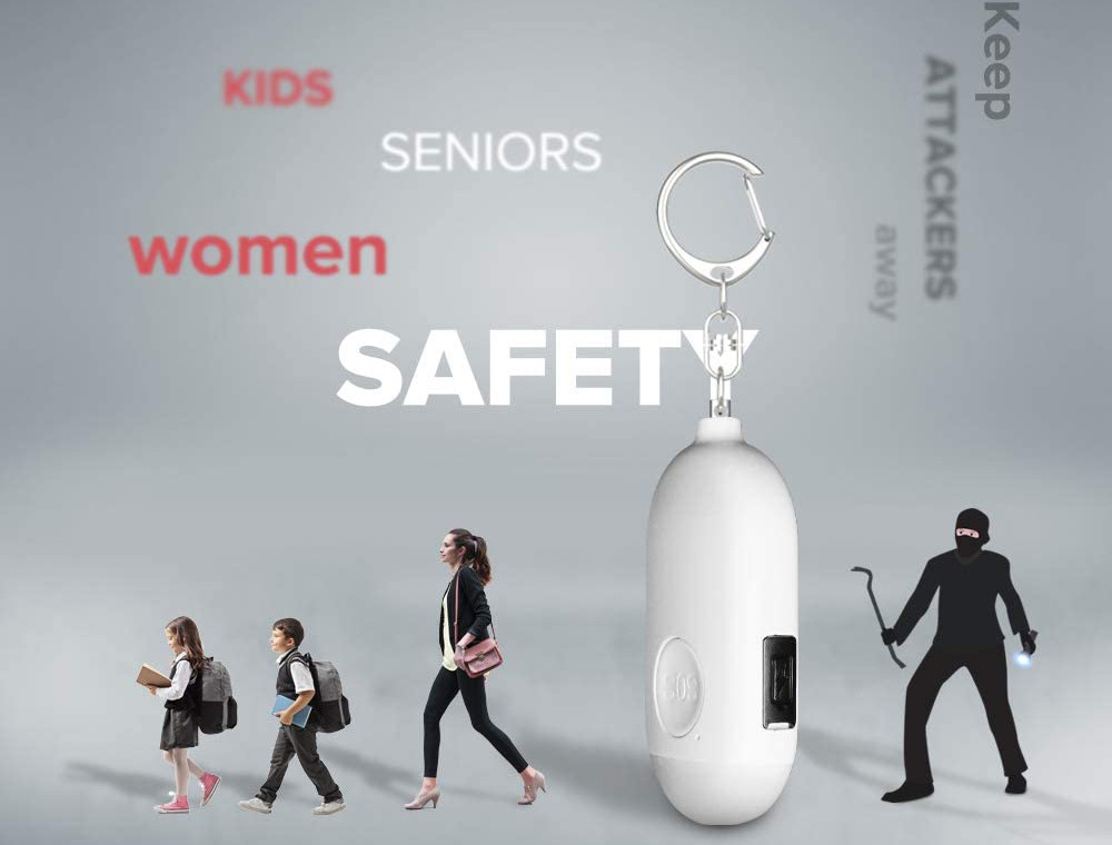 Emergency Personal Alarm Anti Attack Rape Wholesale OEM Personal Security Alarm Keychain