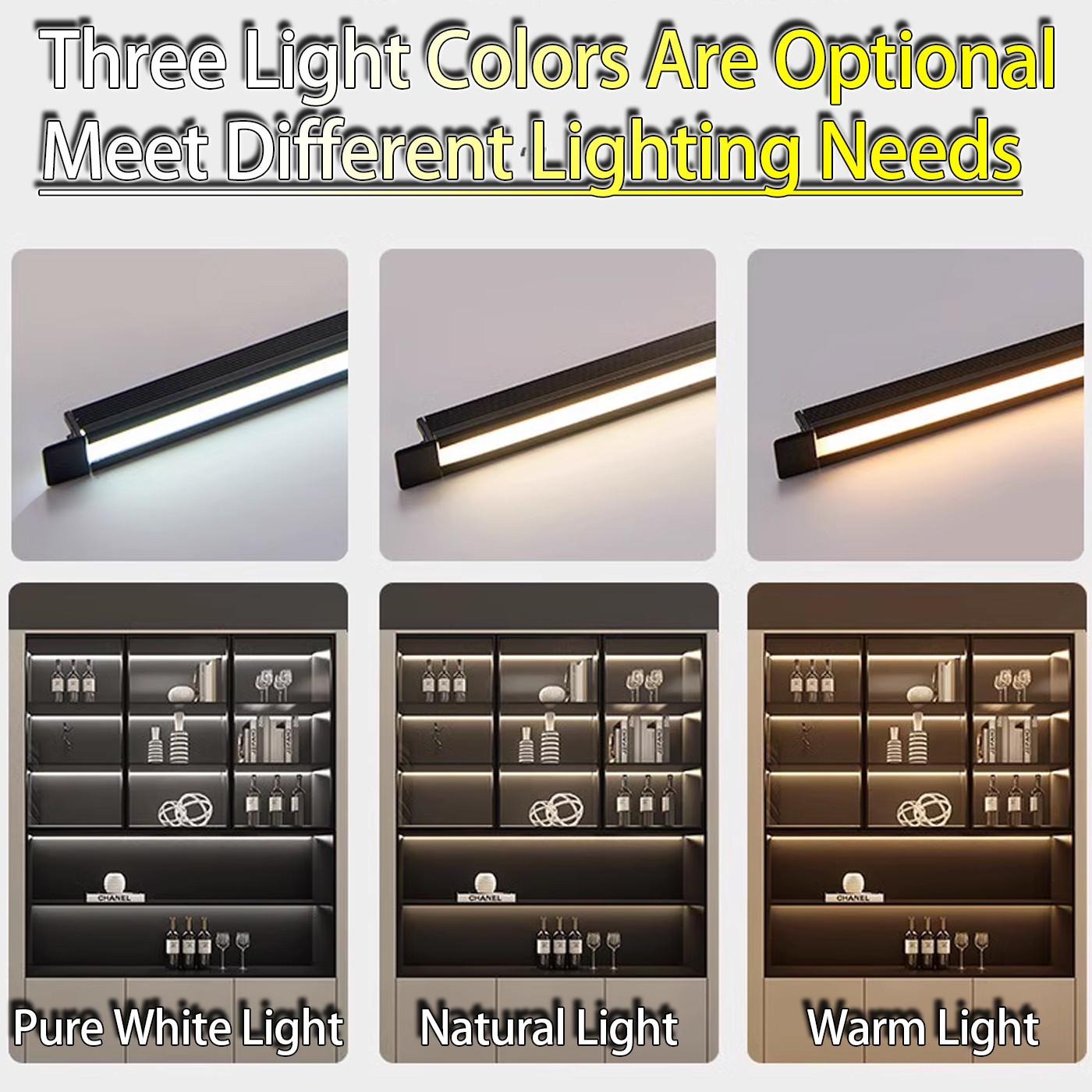 3000-10000 k Color Temperature Silicone LED Flexible Strip Lights with Cuttable Length